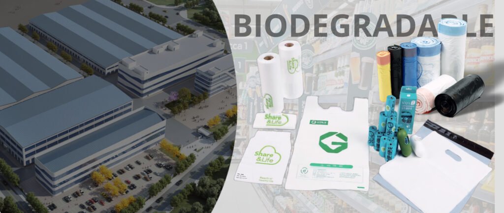 Custom Biodegradable Plastic Bags manufacturer