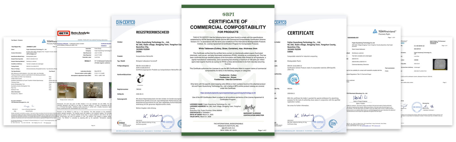 Guanzhong Product Certification