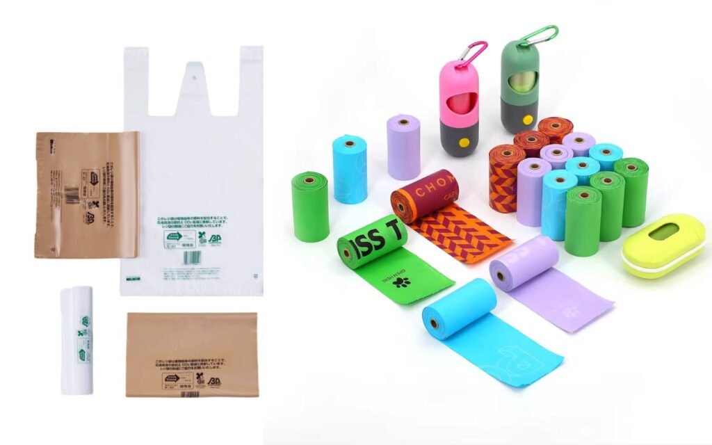 Custom Biodegradable Bags Colors pattern