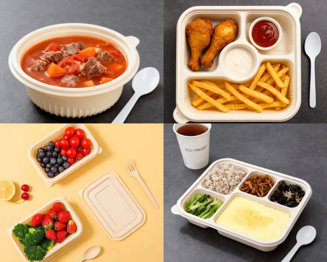 Multi-scenario applications of cornstarch tableware