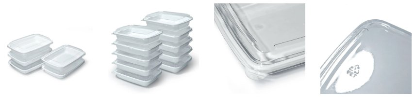 Anti-Fog Transparent Plastic Food Containers (PET)