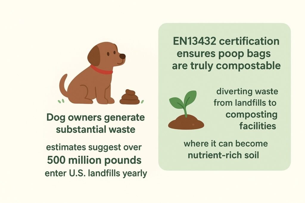 Benefits of Using EN13432-Compliant Pet Waste Bags