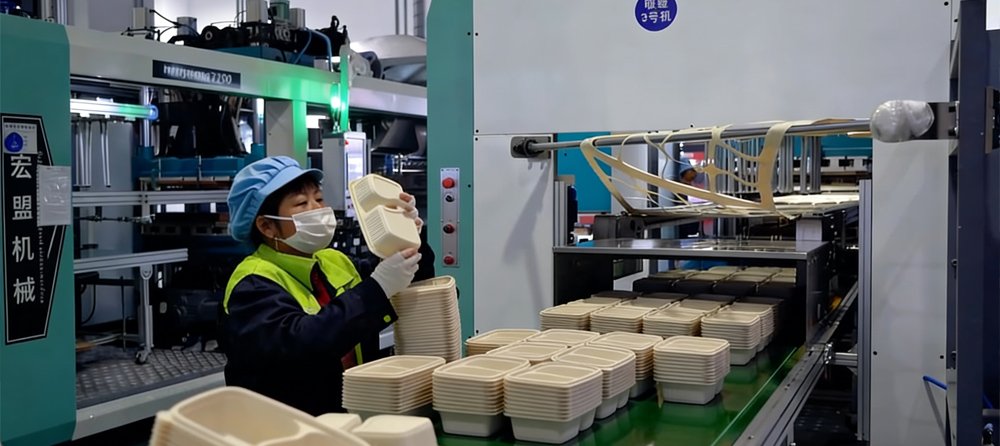Guanzhong Plastic Disposable Food Containers Wholesale Supplier Production Line