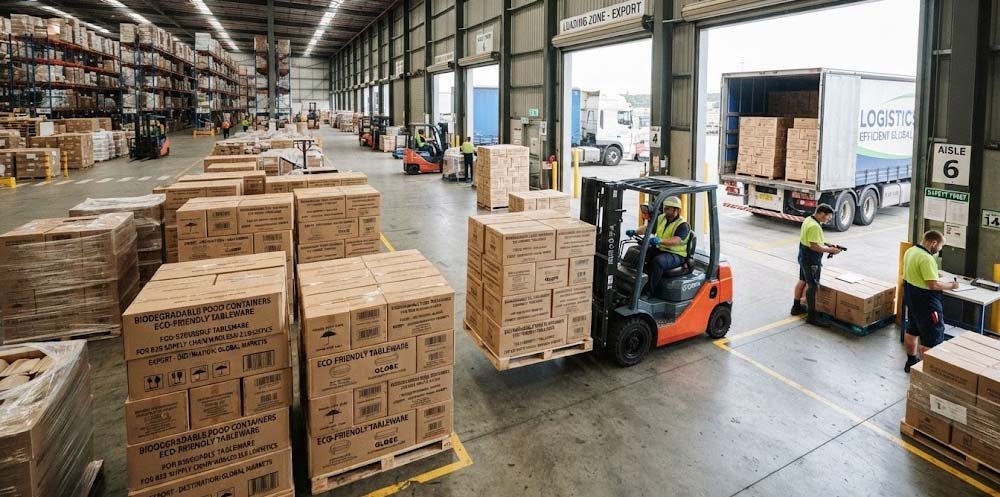 biodegradable food containers manufacturer logistics packaging