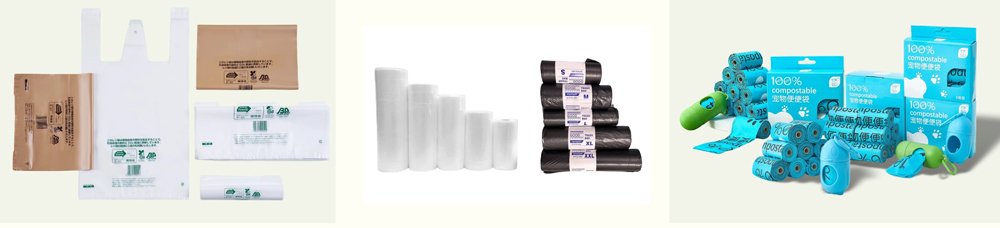 compostable plastic bags manufacturer products