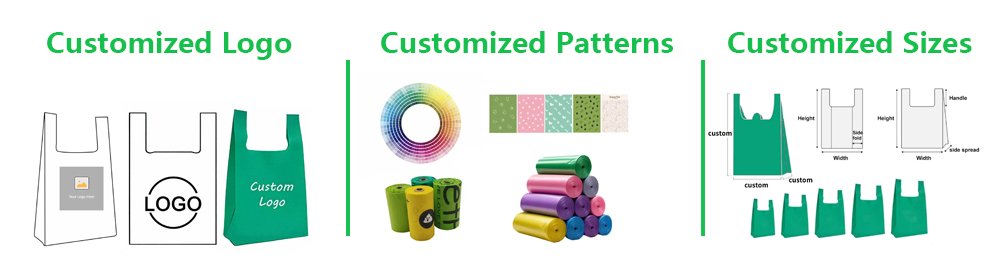 Custom Biodegradable Plastic Bags Factory Customized Services