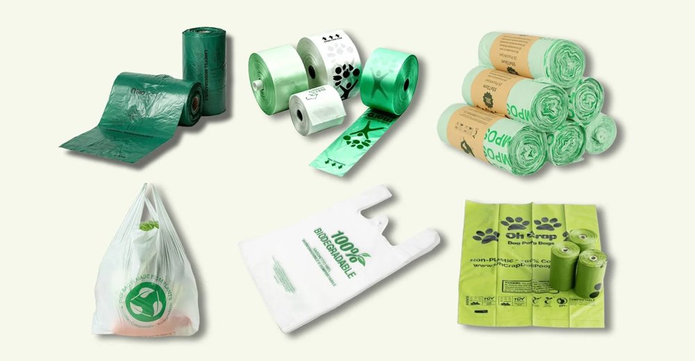 compostable plastic bags manufacturer products