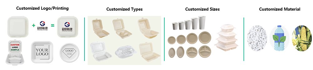Guanzhong Biodegradable Food Containers Manufacturer Customization Services