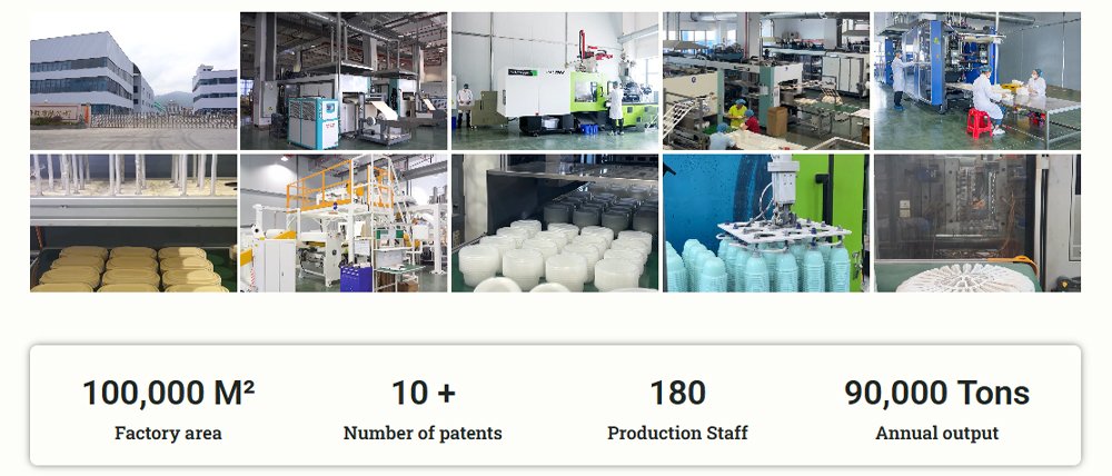 Guanzhong Custom Disposable Plastic Food Container Manufacturer