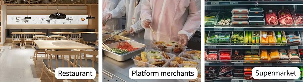 Guanzhong Disposable Food Packaging Manufacturer Application Scenarios