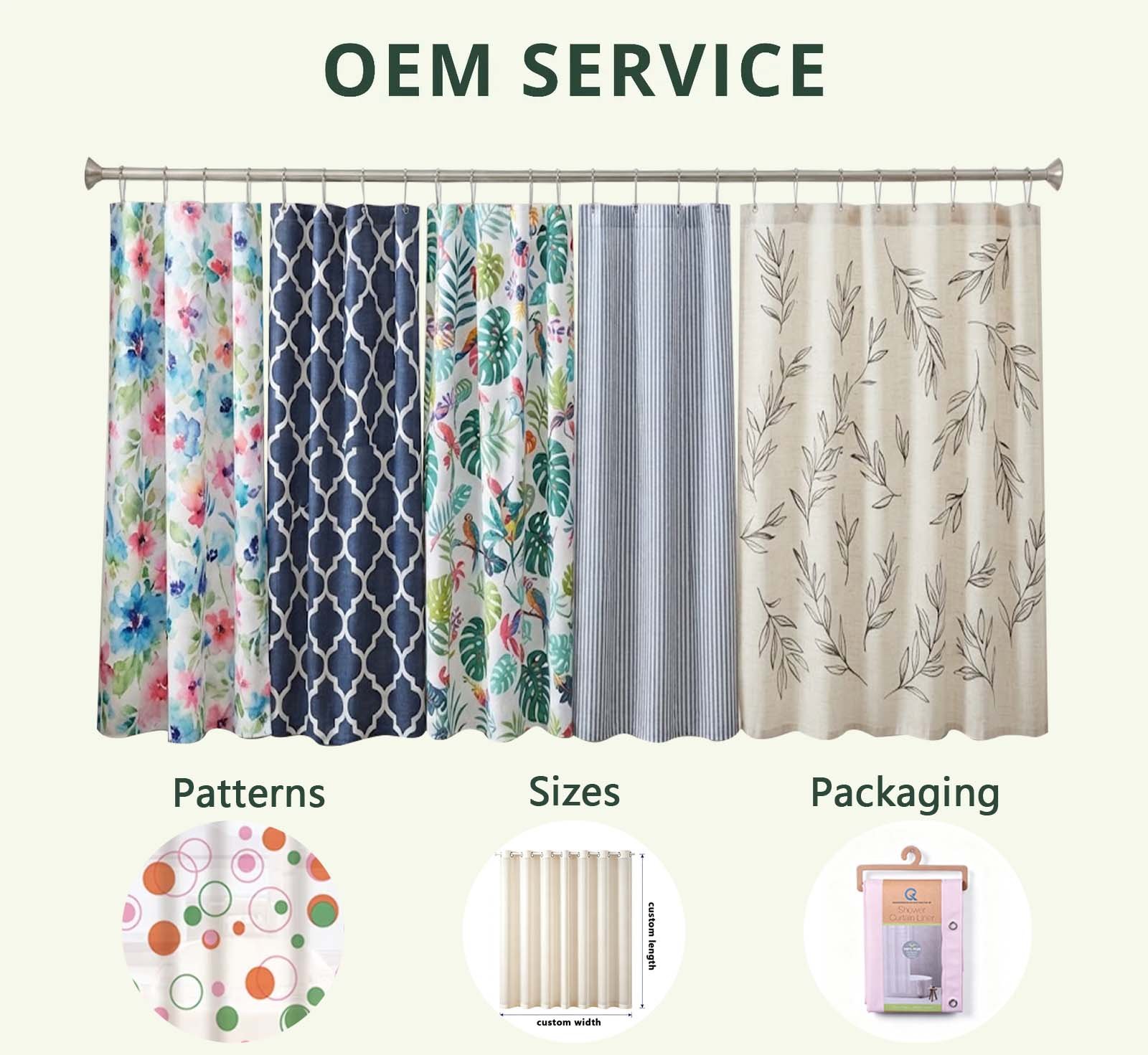 Custom Shower Curtain Service