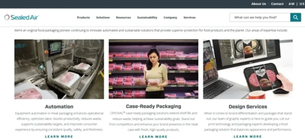 Eco Friendly Food Packaging Manufacturers SEALED AIR Corporation